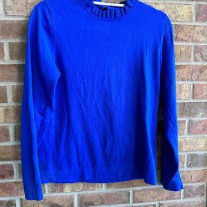 J. Crew Ruffle Neck Sweater